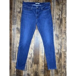 Levis Jeans Women Size 32 Blue 311 Shaping Skinny Stretch High Rise Faded Denim